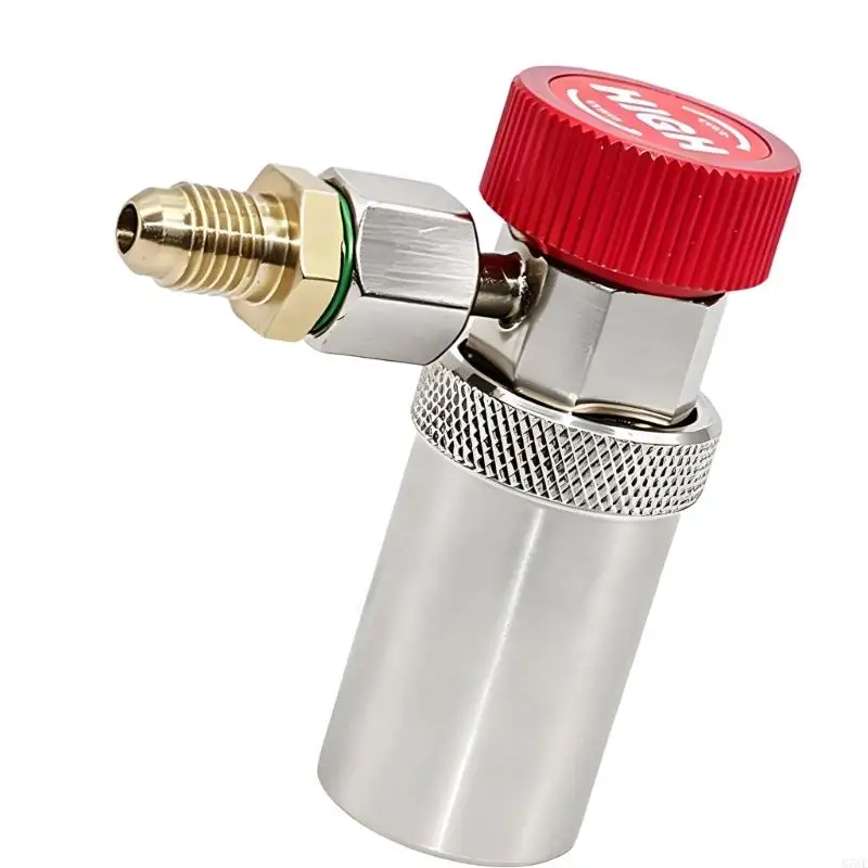 M76E R134A-Adapter, Schnellkupplungsanschlüsse, Umrüstsatz für Hochdruck- und Niedrig-Klimaanlagen-Verteilerschlauch mit 1/4" – Detail 10