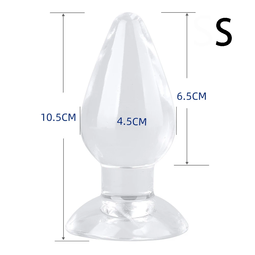 SML Transparent TPE Butt Plug 3 Size Backyard Beads Anal Balls Anal Dilation Trainer Sex Toy For Women Man Big Mac Anus Toys_voghion.com