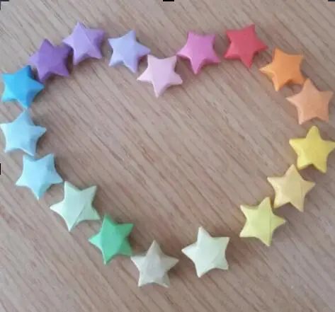 90 STUKS = 1 zak Handgemaakte Origami Geluksster Papierstrips Papier Origami Quilling Papier Huis Bruiloft Decoratie