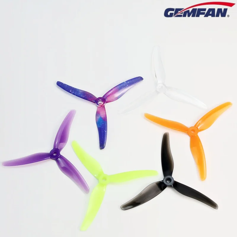 4 Pairs/8PCS Gemfan Hurricane 51433 3-Blade PC Propellers 4CW 4CCW For RC FPV Freestyle 5inch Drones DIY Parts