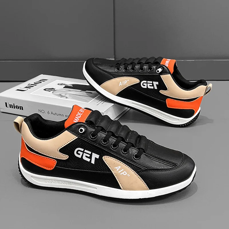 

Мужские кожаные повседневные туфли ручной работы для вождения, нескользящие, дышащие, роскошные, удобные, для активного отдыха, на шнуровке, модные, спортивные, для прогулок