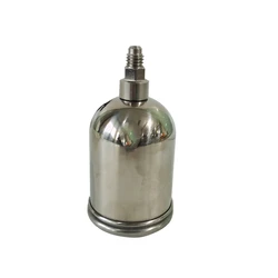 125ml Airbrush Pot Suitable For Devilbiss 1.0 Caliber Small Repair Airbrush Accessories Car Spray Gun Tank Stainless Steel