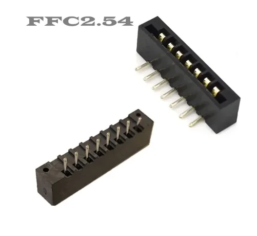 50PCS FPC / FFC 2.54mm Connector Socket PCB Connectors 4 5 6 7 8 10 12 16 17 18 19 20 pin Right angle strange