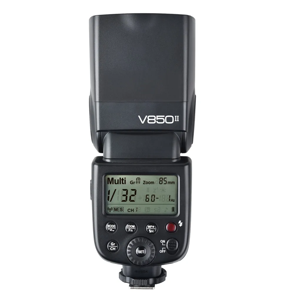 Godox V850II 2.4 جرام GN60 اللاسلكية X نظام بطارية ليثيوم أيون Speedlite لكانون نيكون سوني بنتاكس أوليمبوس + مجاني 15*20 سنتيمتر سوفت بوكس عدة