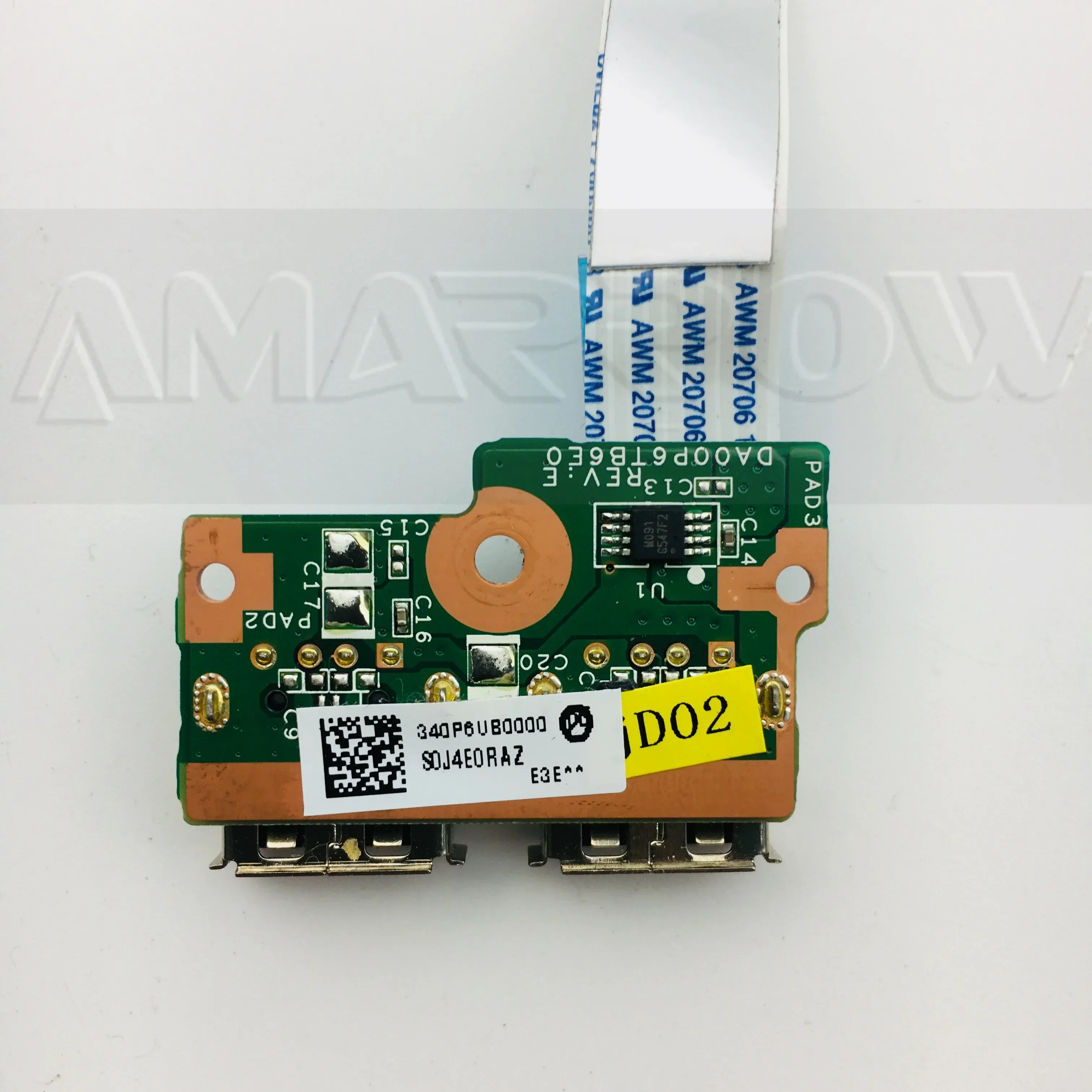 Original for HP CQ61 CQ71 USB Board 340P6UB0000 DA00P6TB6E0 cable 14cm or 16cm