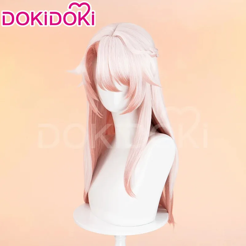 

2025 enen IN STOCK Game Honkai: Star Rail Cosplay DokiDoki Men 60cm Pink Long Hair Jiaoqiu Ears Tail Free Wig Cap Ha