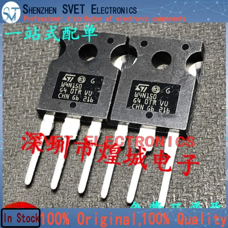 10PCS-50PCS  STW4N150 W4N150  TO-247 1500V 4A   Quick Delivery  Fast shipping