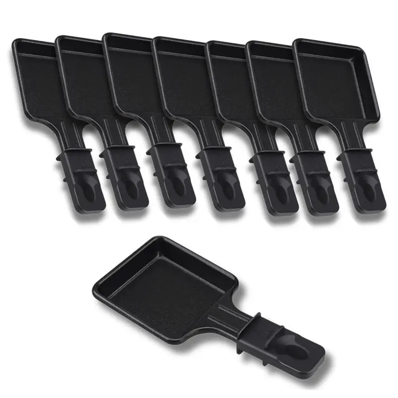 【THANKSGIVING DAY】16X Non-Stick Raclette Pans,Mini Square Raclette,Compatible With Tefal Raclette Machine