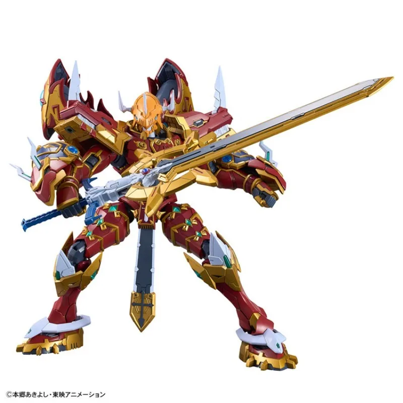 Bandai Original Digimon Adventure Anime Figure-rise Standard FRS KAISERGREYMON Action Figure Mainan Perakitan Hadiah untuk Anak-anak