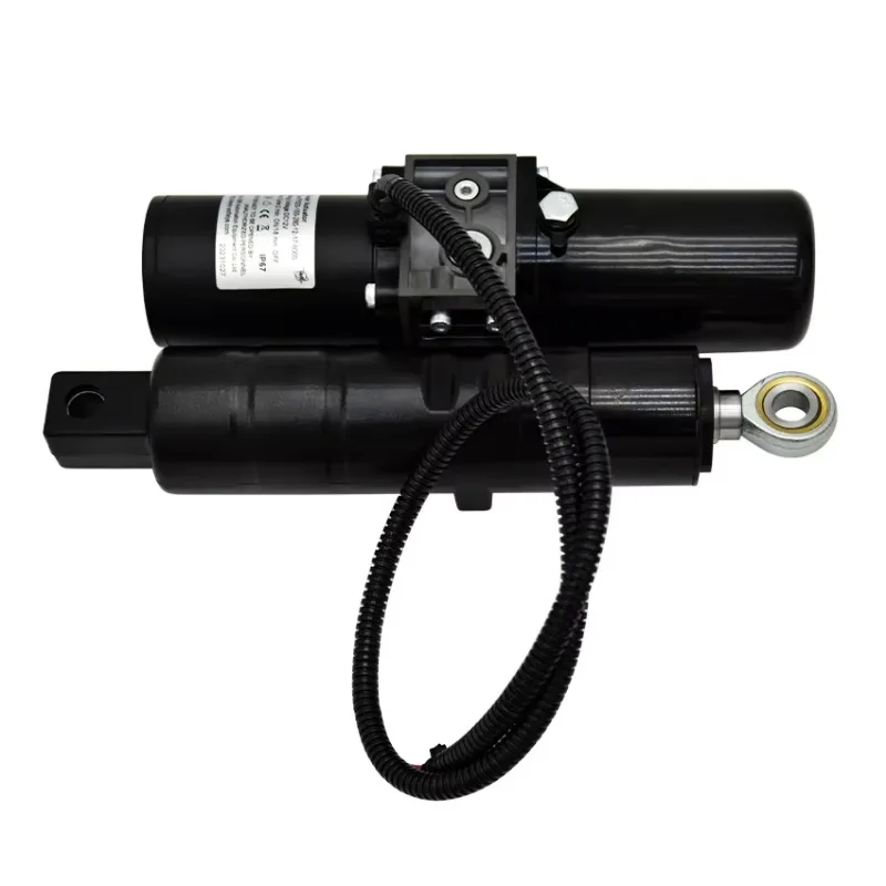 For FY023 Electro-Hydraulic Linear Actuator, Hydraulic Electric Push Rod 8000N, DC 12V/24V/36V/48V Linear Motion Actuator