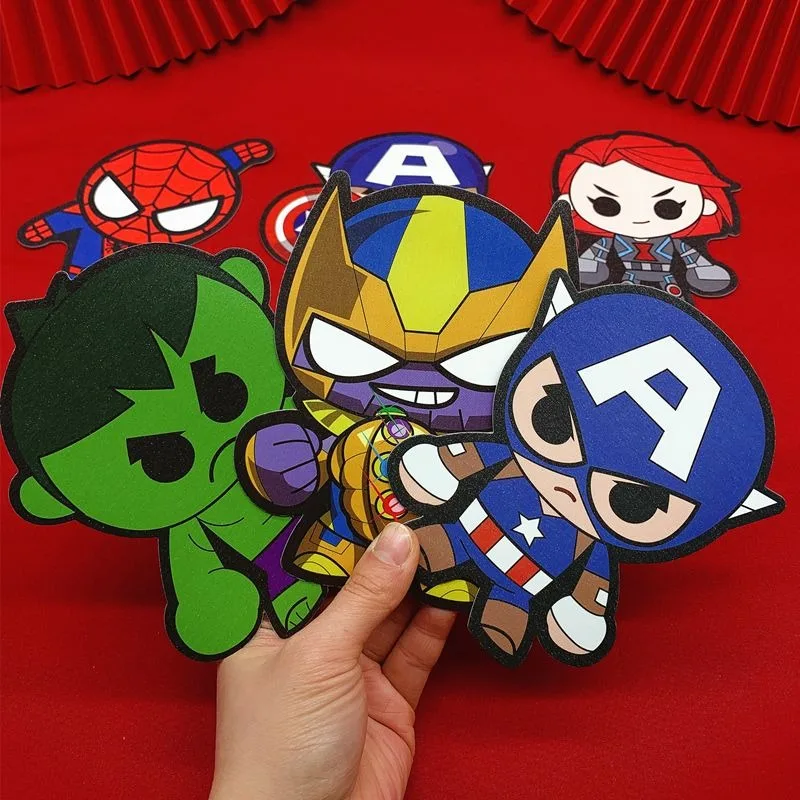 Marvel Spider-Man Captain America Anime Three-dimensional Spring Festival Red Packet Personalized Creative Children’s Red Packet