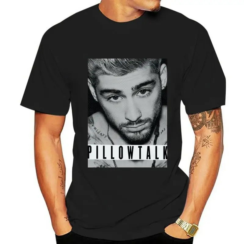 Zayn Pillowtalk T-shirt One Malik Direction Music Gigi Hadid Tee Jonas Top Men High Quality Custom Printed Tops Hipster Tees