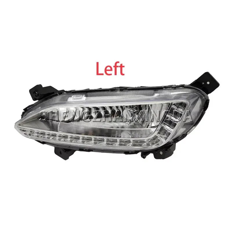 SZXD For modern SantaFe IX45 LED Fog Lamp,Car Front Bumper Grille Signal Lamp DRL,Driving Fog Lights Assembly