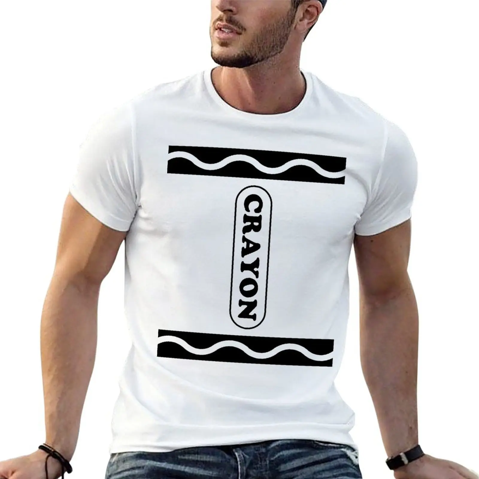 Green Crayon Costume T-Shirt valentines boutique clothes summer shirt mens graphic t-shirts