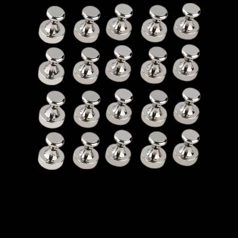 5/20pcs Magnetic Pins Neodymium Magnetic Thumbtacks for Whiteboard Cone Super Strong Fridge Pushpin Magnets Home Storage Tools