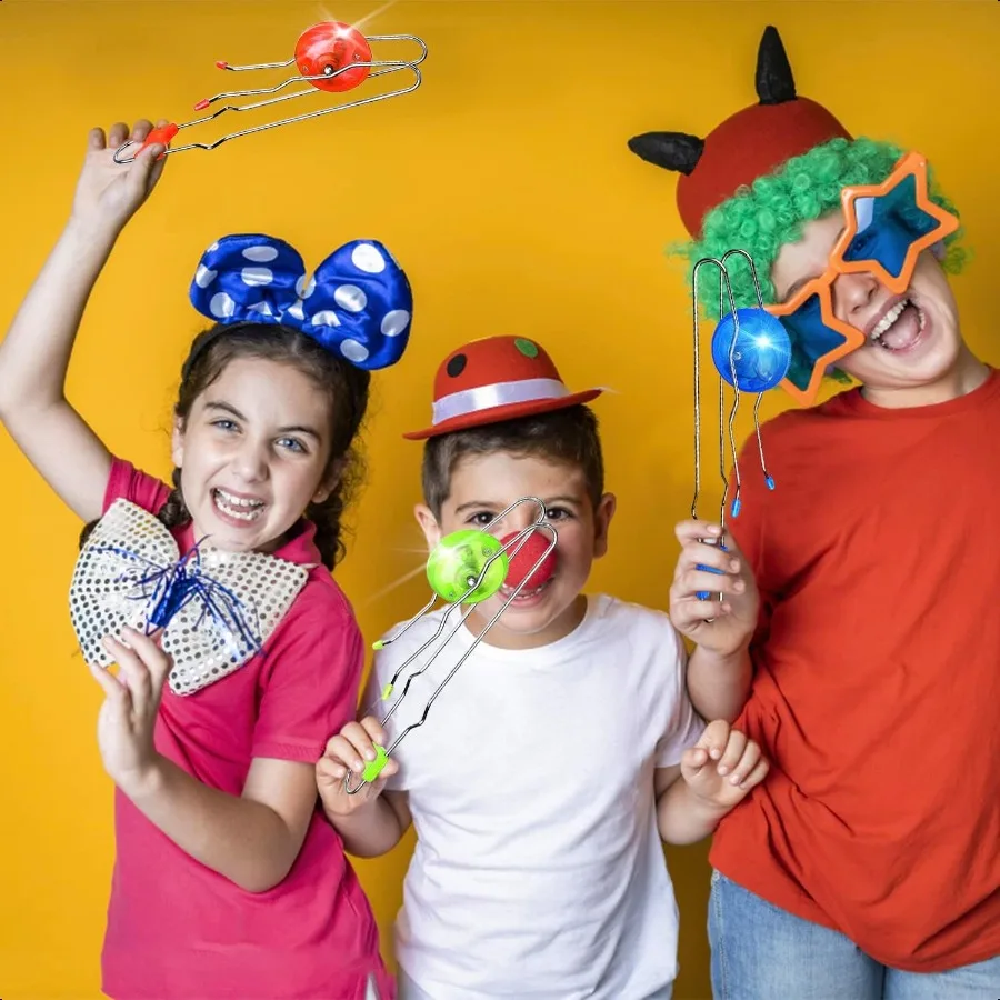 Rail magique rétro Twirler, 3 pièces, roue gyroscopique magnétique lumineuse, tour classique Yoyo sensoriel, jouets Fidget, cadeaux nostalgiques Cool F