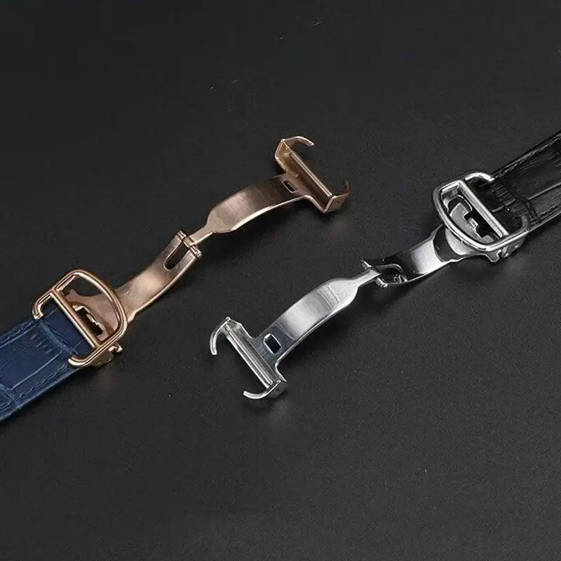 Substitute Cartier Pasha pasha series watch strap genuine leather cowhide watch strap men's concave 18 20 22mm