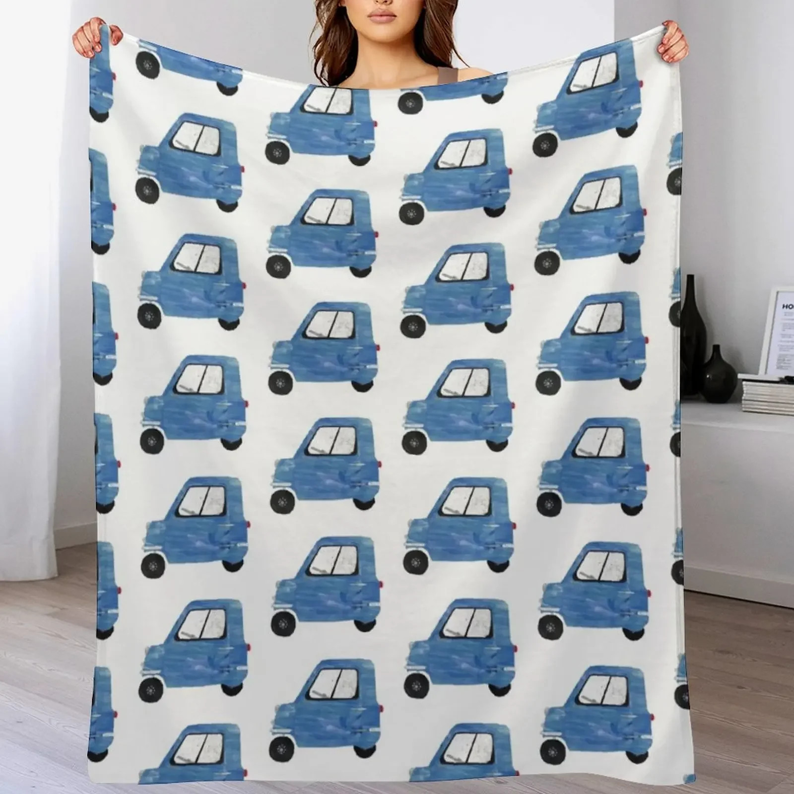 

Peel P50 - microcar Throw Blanket heavy to sleep Heavy Plaid on the sofa anime Blankets