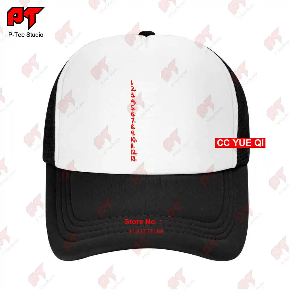 13 Reasons Why Tape Names Printed Baseball Caps Truck Cap 0276