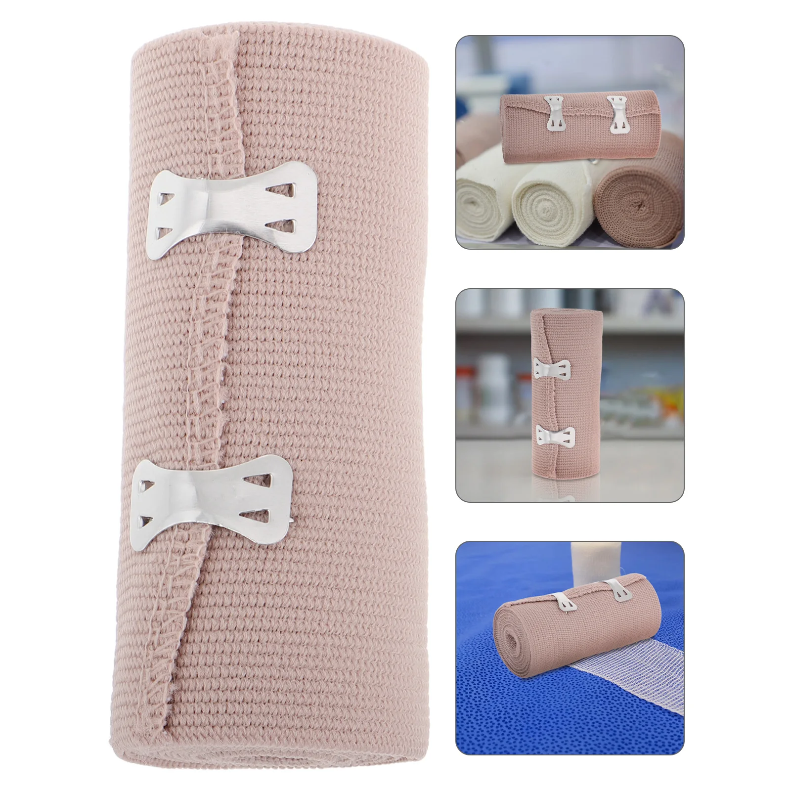 

4pcs Dance Fixing Bandage Elastic Adhesive Compression Wrist Ankle Wrap Sports Tape Breathable Sturdy Polyeste Rubber