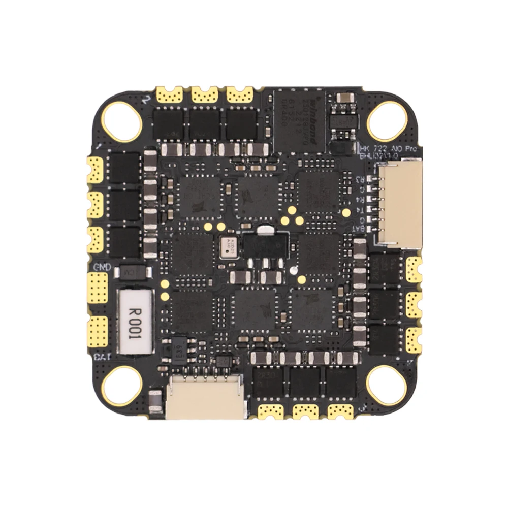 HAKRC F722 BLHeli_32 AIO Flight Controller Black Box Build-in Current Sensor 2S-6S for FPV Freestyle Drone  RC Model