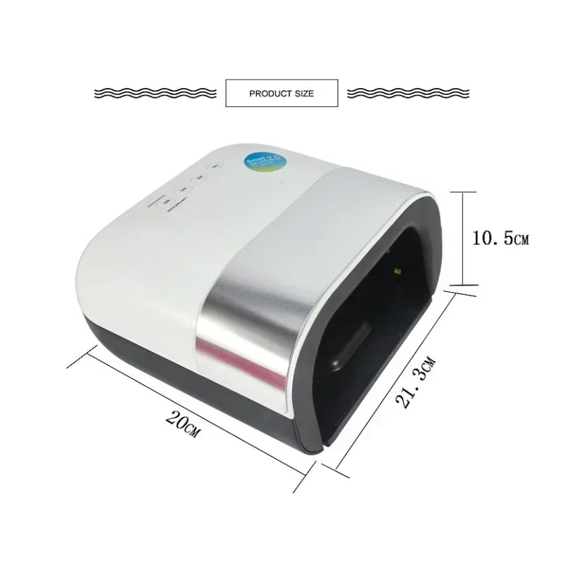 Cordless UV LED Gel Nail Lamp Smart Sensor Nail Dryer With 4 Timer Modes Portable Manicure Pedicure Salon Equipment