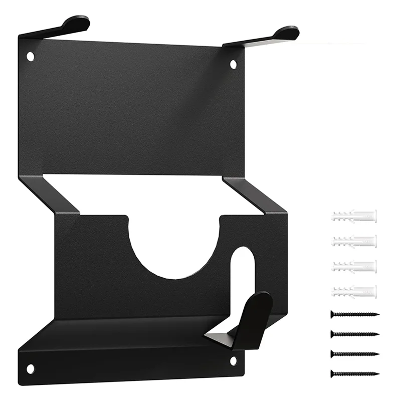 HRBAJ-Angle Grinder Holder, Wall Mount Bracket Angle Grinder Storage Rack With Wire Holder, Angle Grinder Stand Tool