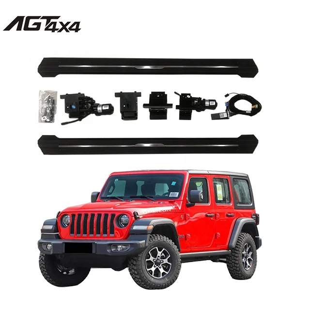 

AGT4X4 Automatic Auto RUNNING BOARDS power side bar Car electric side step for JEEP WRANGLER JL