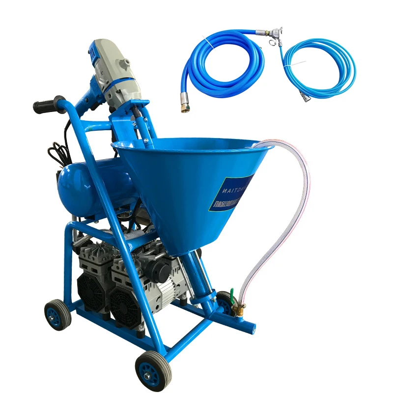 Industrial Grade Polyurethane Cement Paste Spraying Machine Grouting Putty Slurry Waterproof Coating Wall Paint With Mixing