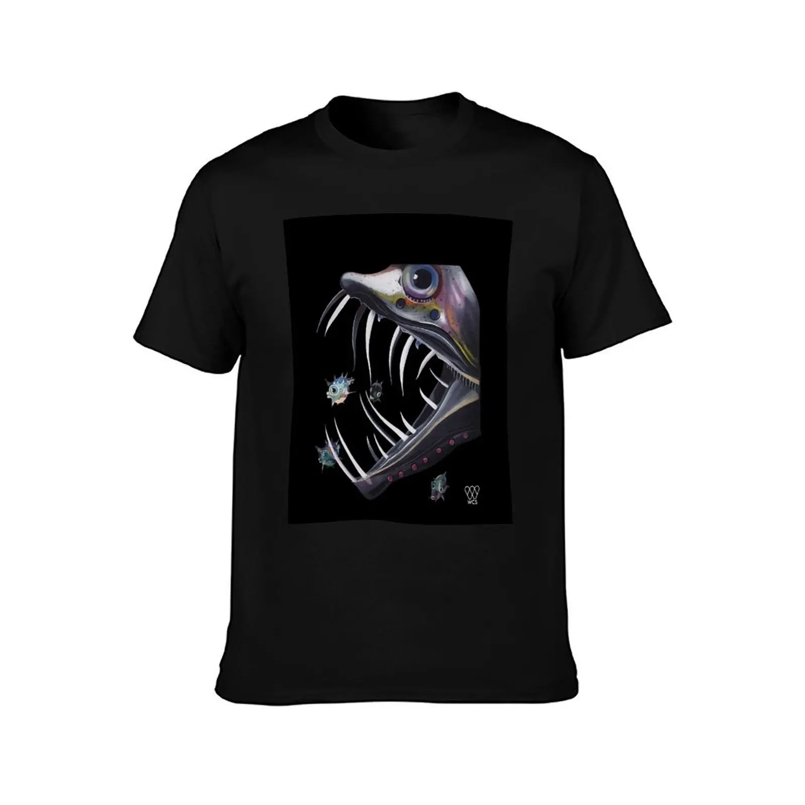 Saber-Toothed Viper Fish T-Shirt Stylish Graphic Short Sleeve Top