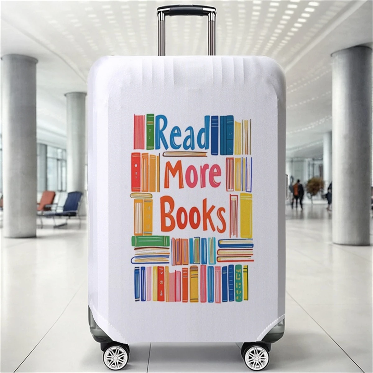 

Book pattern luggage protection cover, suitable for 18-32 inch luggage covers, luggage handle gloves, travel accessories