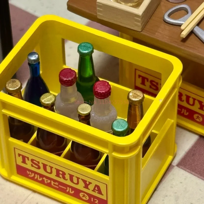 RE-MENT Miniature Fujimaru Liquor Shop Model Box Japanese Famous Liquor Specialty Store Fujimaru Hotel Blind Egg Collectible Toy