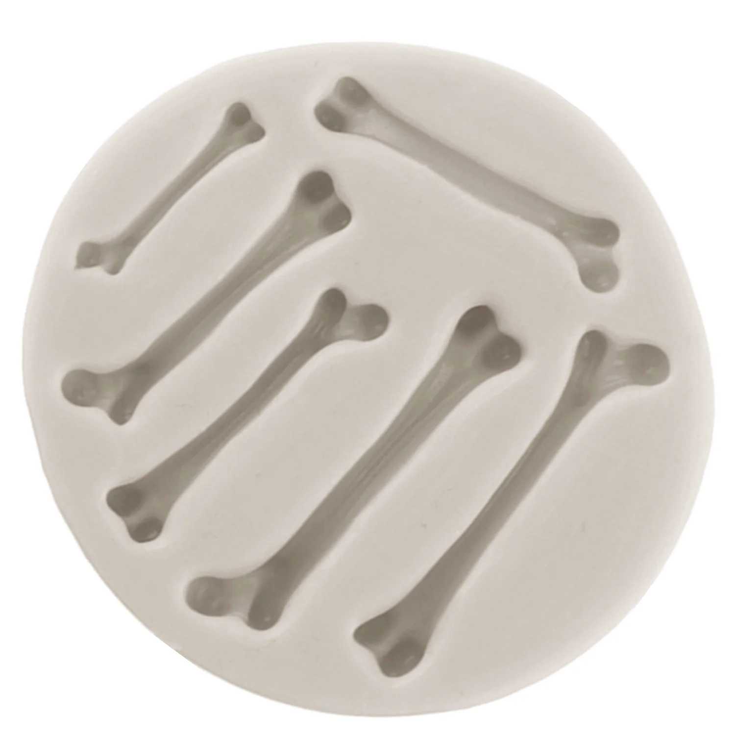 3D Bone Silicone Mold Halloween Cupcake Topper Fondant Molds Cake Decorating Tools Polymer Clay Candy Chocolate Gumpaste Moulds