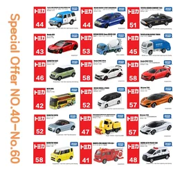 Oferta specjalna TAKARA Tomica Tomica Diecast nr 41-nr 60 samochodów 1:64 ozdoby modelowe samochodowe Cas Toys dekoracyjne prezenty