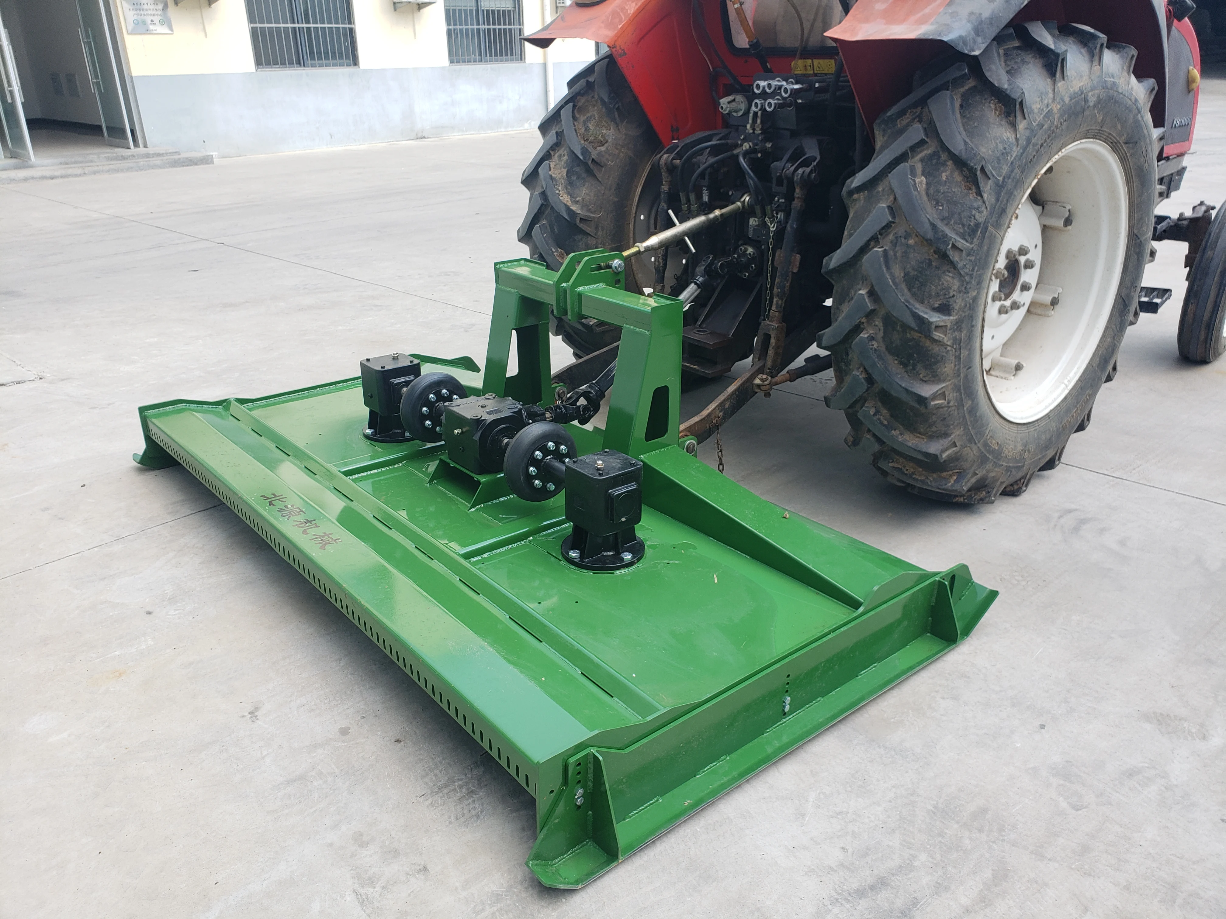 Tractor Three-point Suspension Double Cutter Disc Six Blade Mower Wide Width Can Be Customized