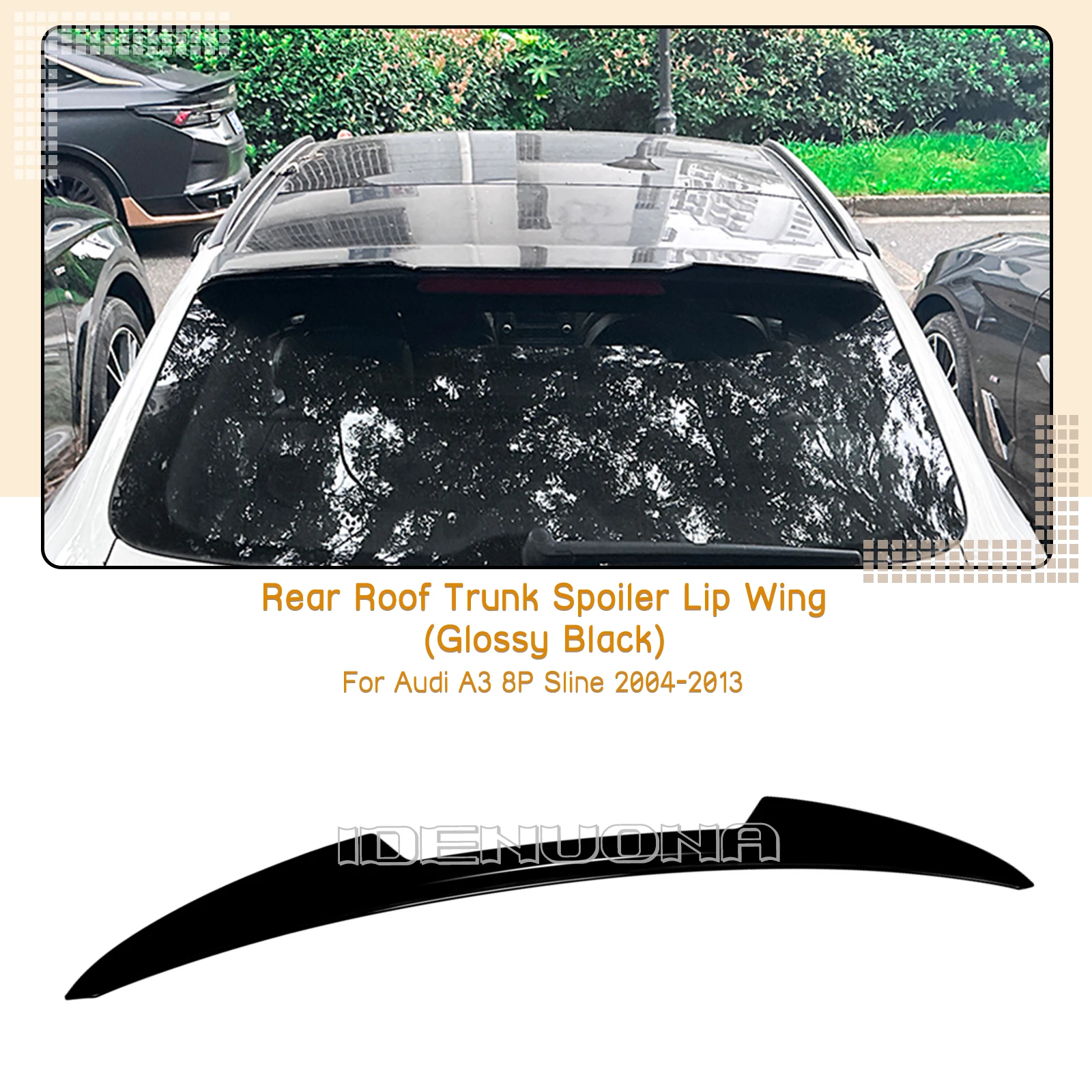 Car Roof Spoiler Wi…