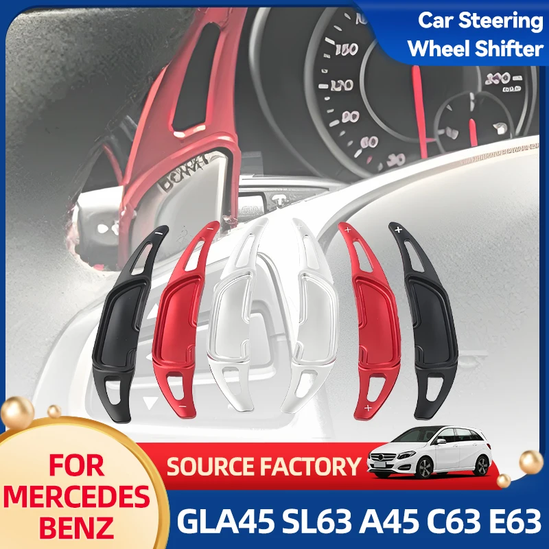 

Interior Mouldings CNC Car Steering Wheel Shifter Paddle Extension Shift For Mercedes Benz GLA45 SL63 A45 C63 E63 S65AMG CLS6 W1