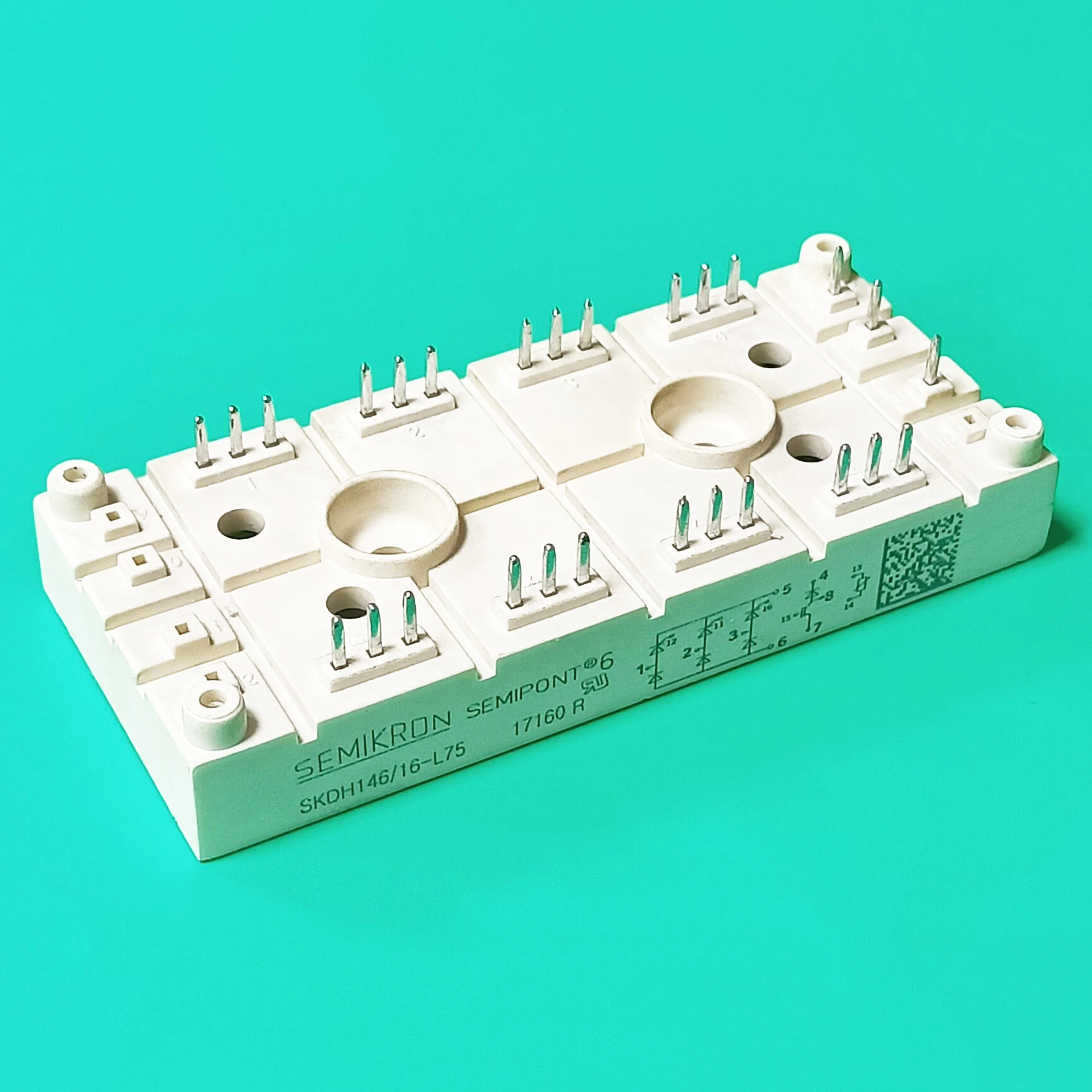 SKDH146/16-L75 MODULE SKDH 146/16-L75 3-Phase Bridge Rectifier IGBT braking chopper SKDH146/16L75 SKDH14616L75 SKDH14616-L75 SK