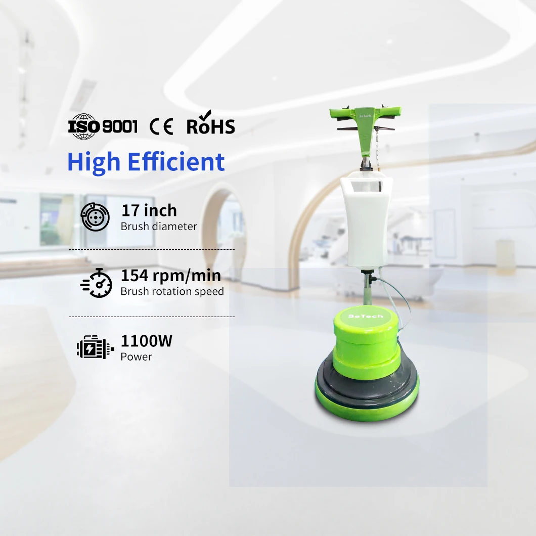 20251100W Lavadora de alfombras multifuncional comercial Pulidora de pisos Pulidora de pisos