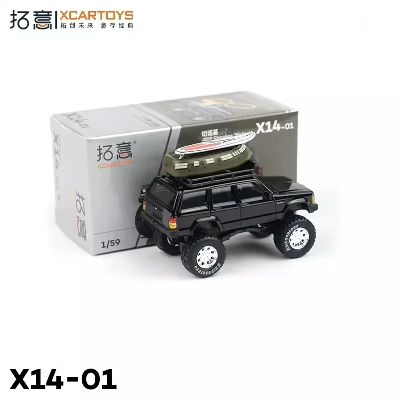 XCarToys 1:59 Cherokee Black Diecast Modellauto