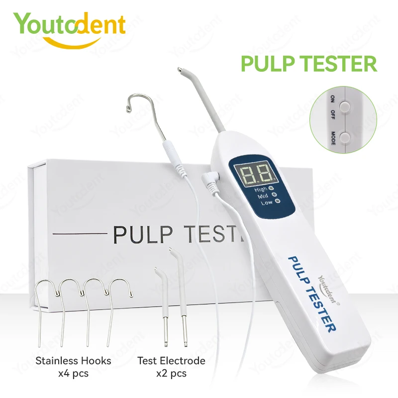 Youtodent Dental Pulp Tester Endodontic Electric Tooth Nerve Vitality Tester Dentists C-PULSE Pulp Vitality Testeror for Clinic