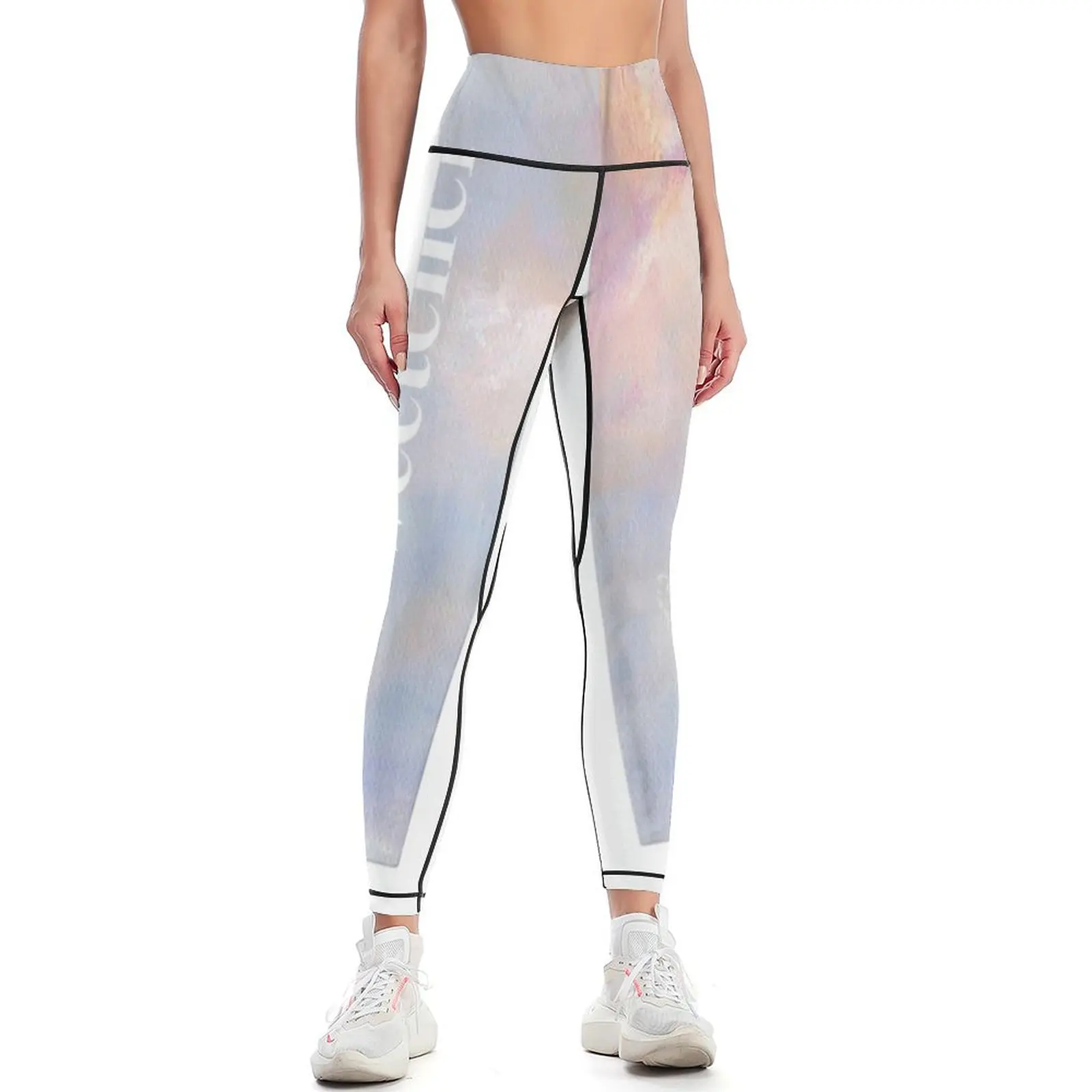 

sweet pastel tie dye Leggings gym wear Women sports legings for fitness Womens Leggings