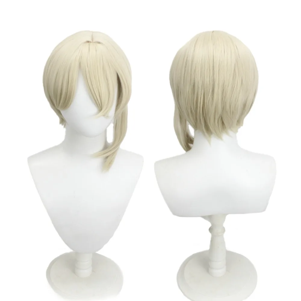 

Парик для косплея Arknights Executor the Sanctifier, бежевые предварительно укладные волосы