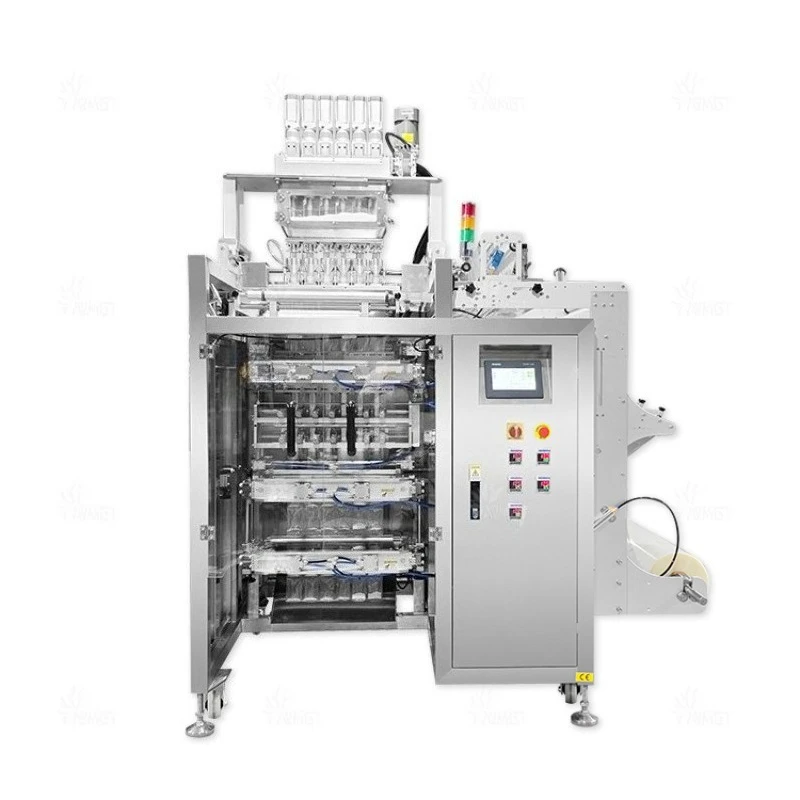 

Four-sided packaging machine Automatic filling bag sesame paste preparation and packaging machinery