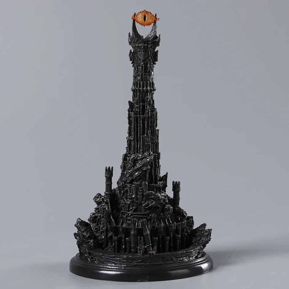 Barad-dur Tower Eye of Sauron Figurine Doll Collectible Model Decoration Toy