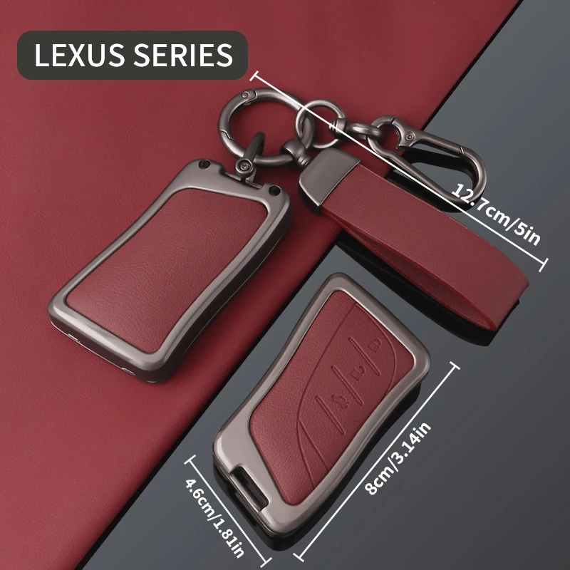 Car Key Case Cover For Lexus CT200H GX400 GX460 IS250 IS300C RX270 ES240 ES350 LS460 GS300 450h 460h Shell Interior Accessories