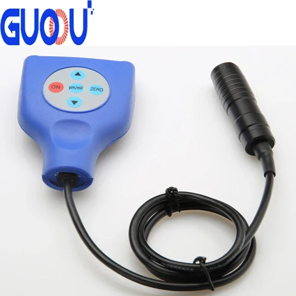 digital paint coating thickness gauge digital tester meter range 0 1250um magnetic eddy current