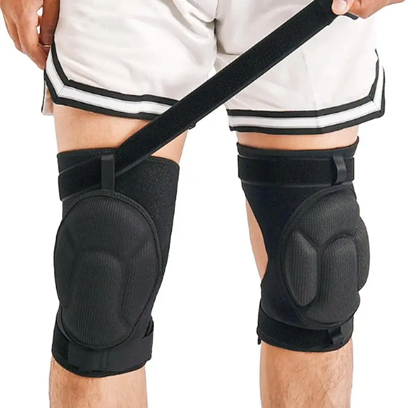 Knee Brace Adjustable Knee Brace 1 Pair For Collision Avoidance Knee Brace With Side Stabilizers And Thick Sponge Buffer Knee