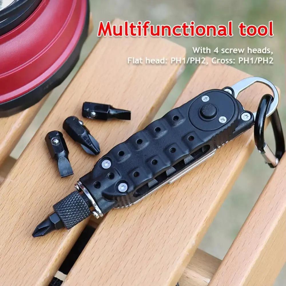 

Мини-открывалка для гаджетов, регулируемая портативная шестигранная отвертка, мини-размер из нержавеющей стали со светодиодным ночником на открытом воздухе