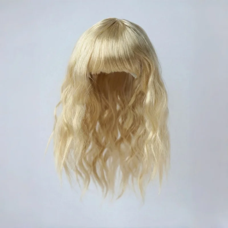 Jusuns Doll Accessoreis  JD775 Full sizes  Middle Sauvage soft wave Synthetic Mohair BJD Doll Wigs